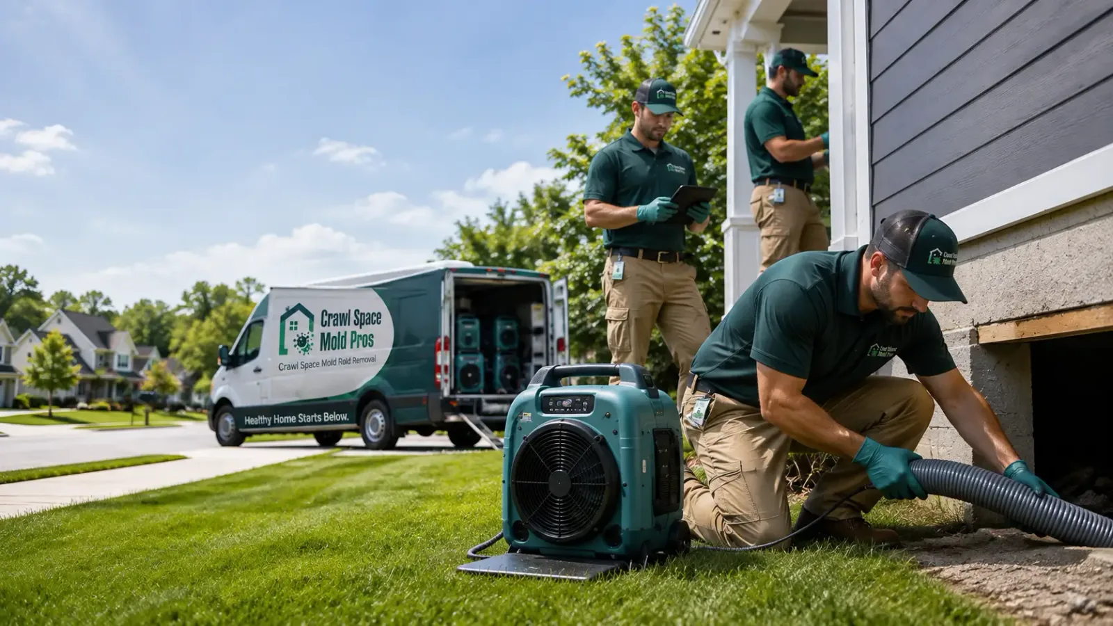 Crawl Space Mold Removal in Adams, ND